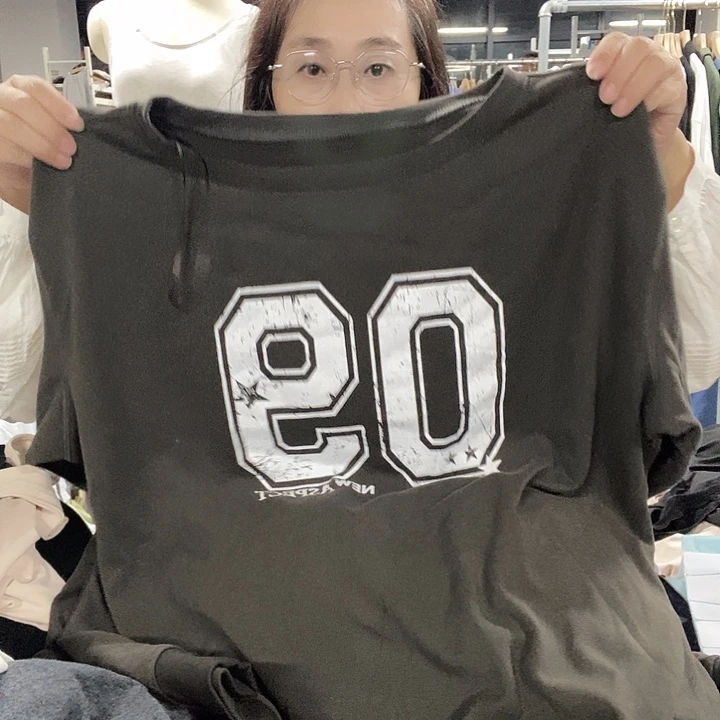 出口韩国T恤休闲舒服