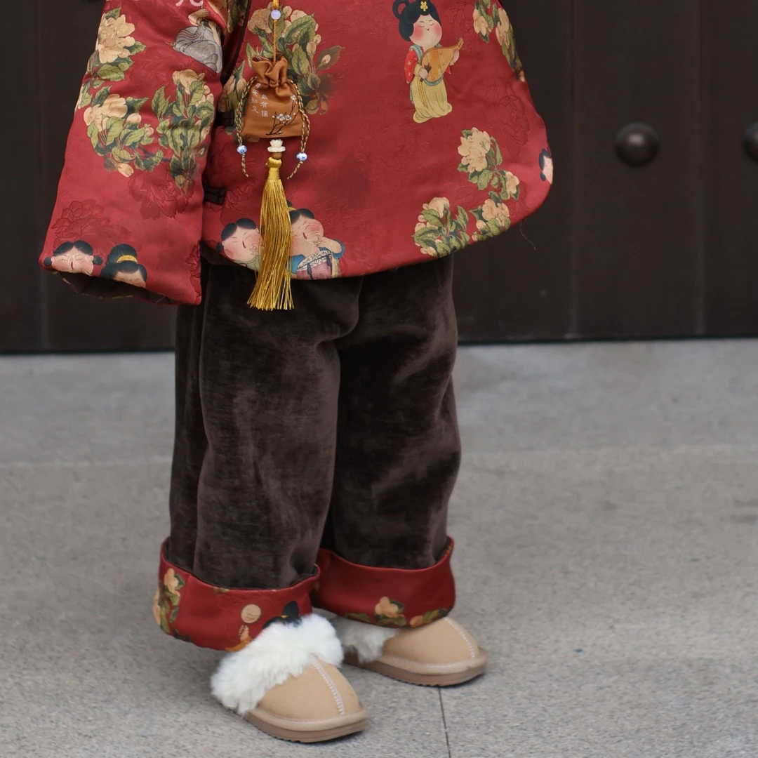 【TWO-兔】《年服裤》女童年服裤子冬季