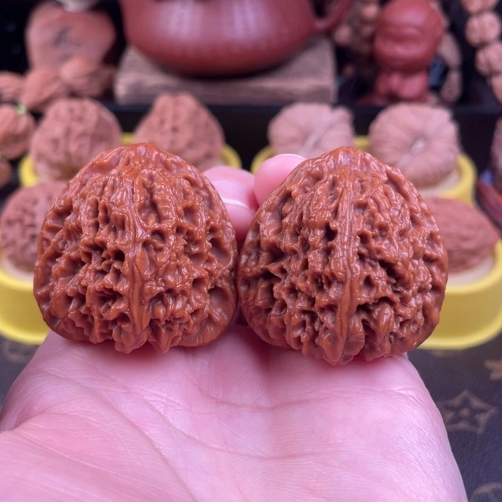 吊坠文玩核桃张*健南疆石41