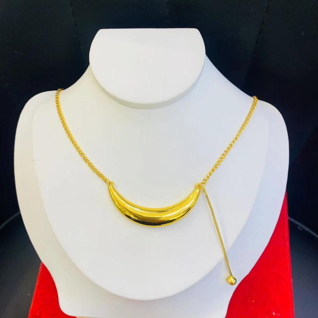 铜合金项链 2154号新款个性项链金色链条金色长