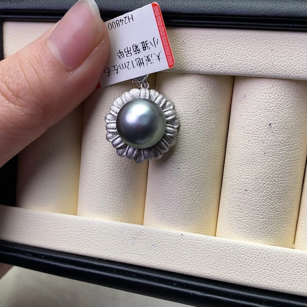 海水珍珠颈饰银S925镶嵌