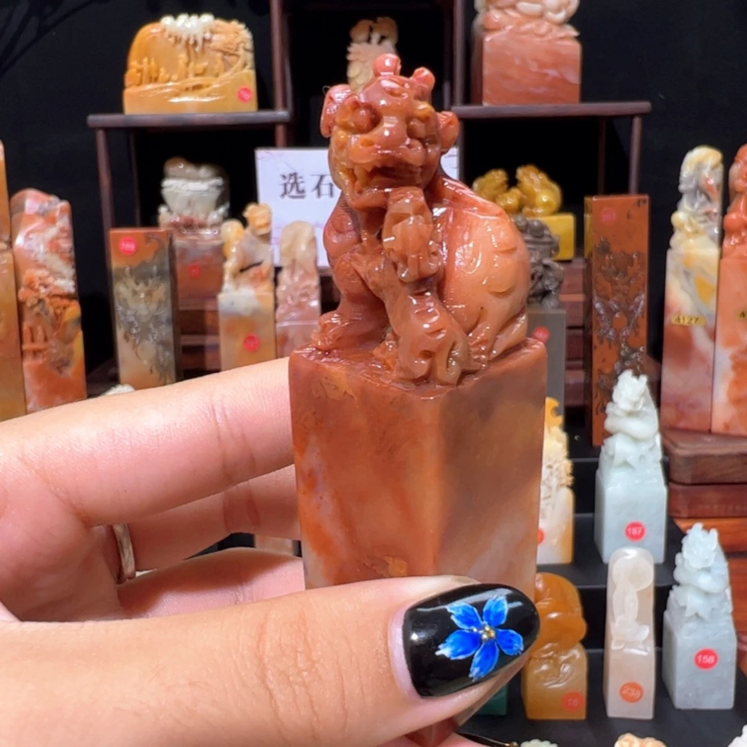 昌化石印石手工制作