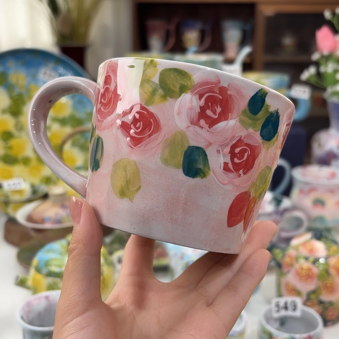 景德镇手绘高温釉下彩陶瓷茶具