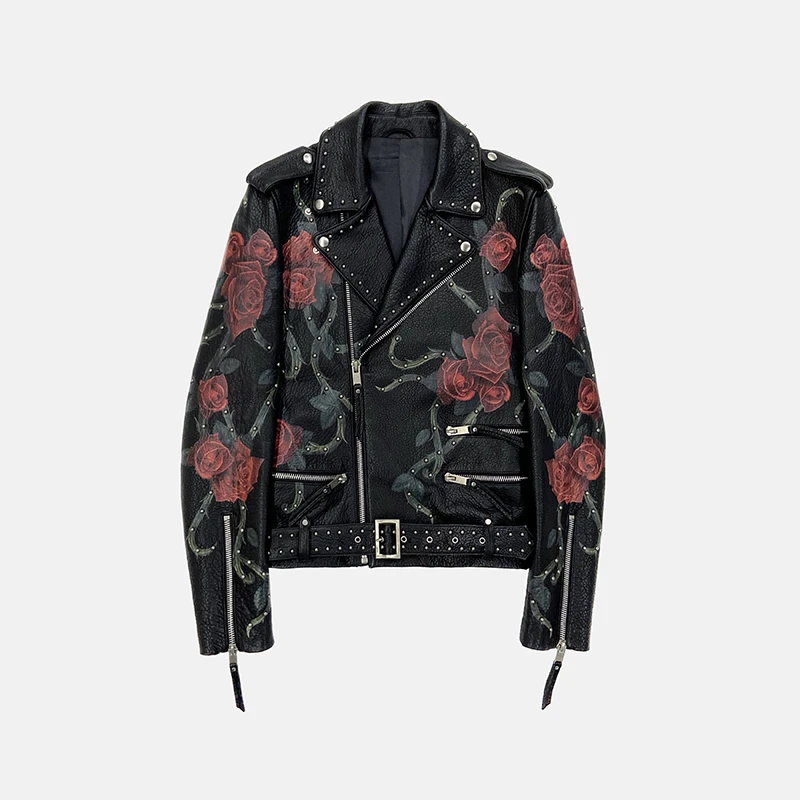 【B99官方旗舰店】BLOOMING 99时尚外套明星同款皮衣19FG33