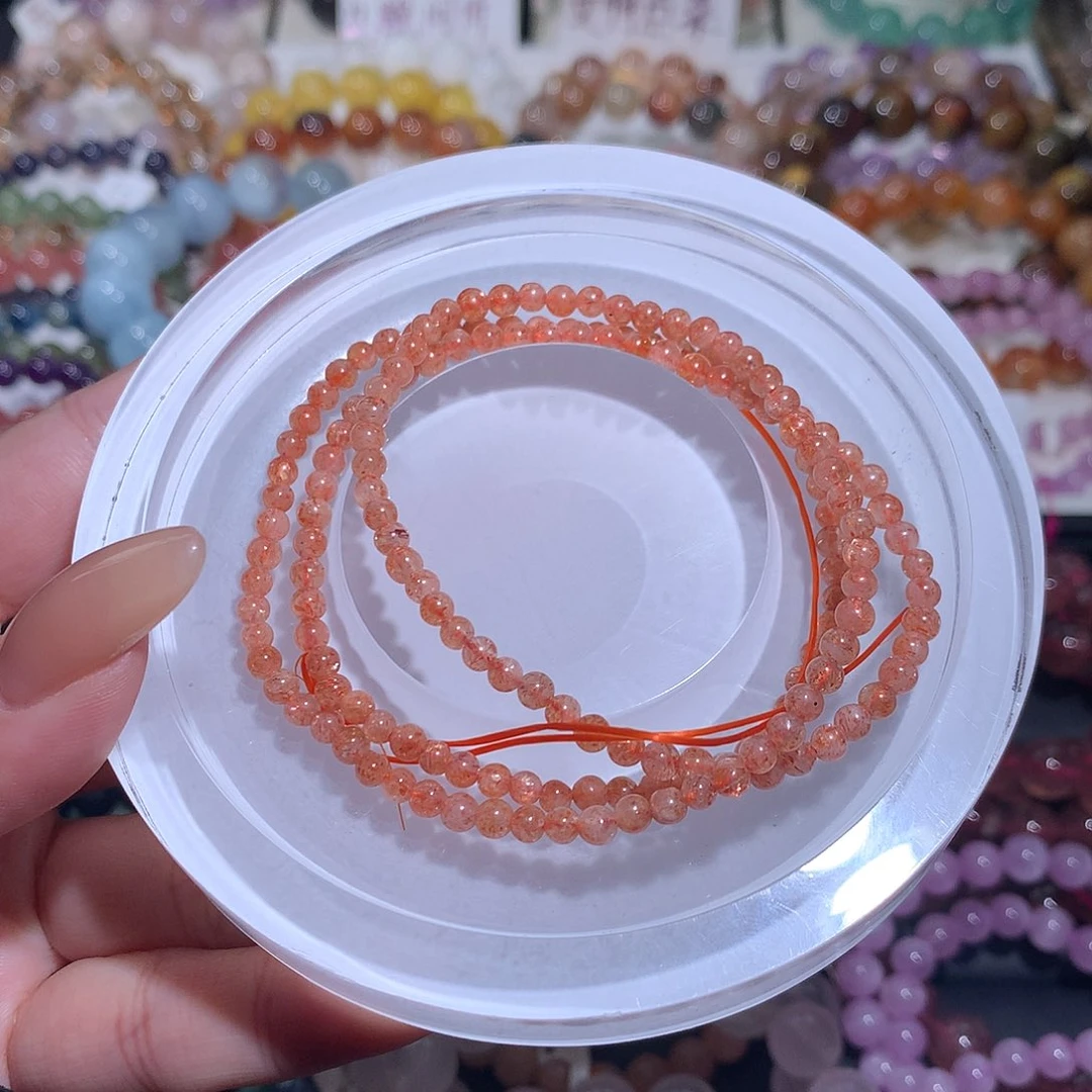 未镶嵌手链水晶金太阳多圈3咪