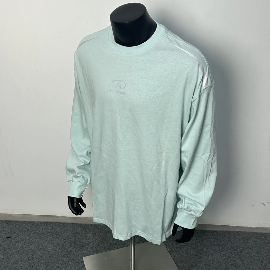 TE0032  美式印花圆领休闲长袖