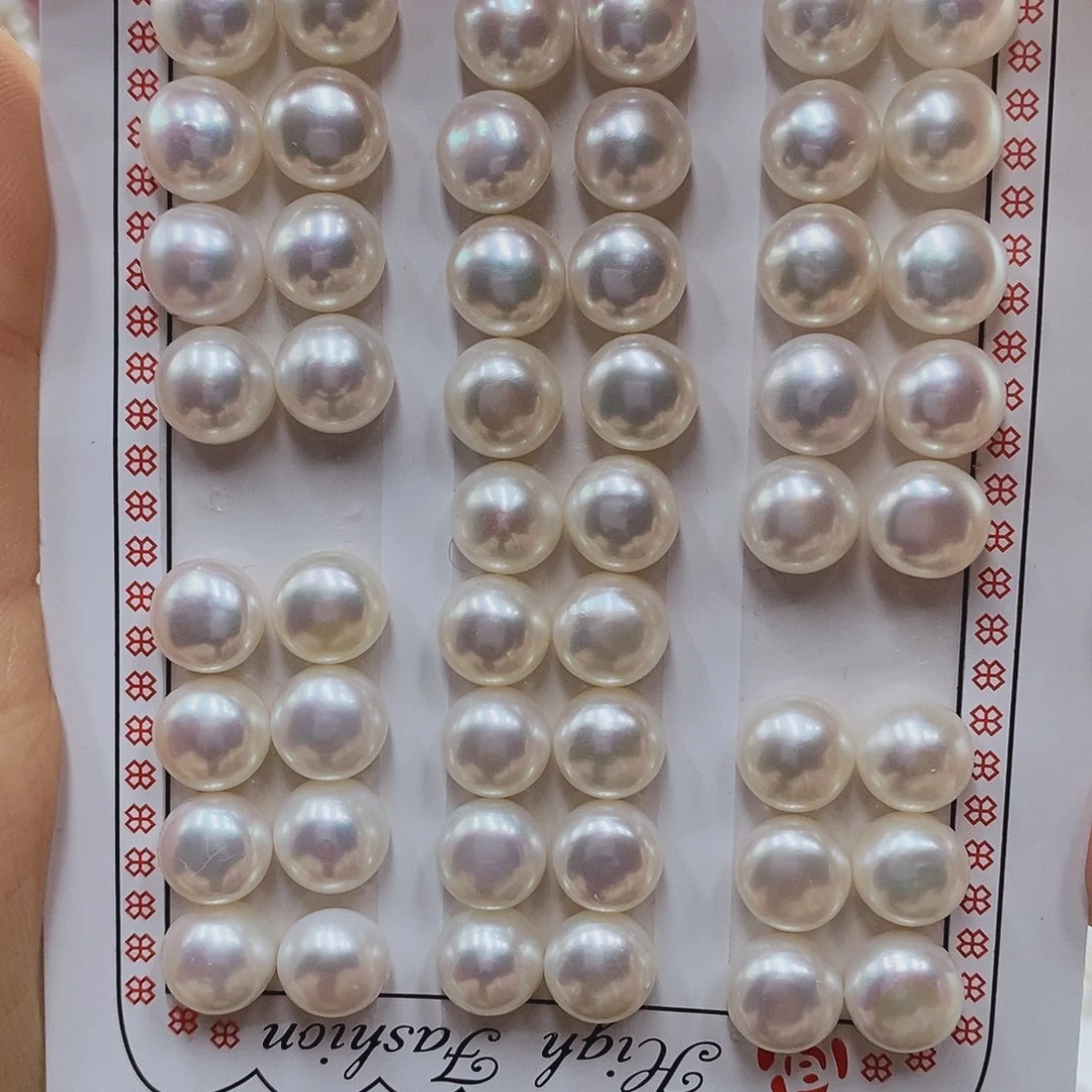 耳饰淡水珍珠银S925镶嵌