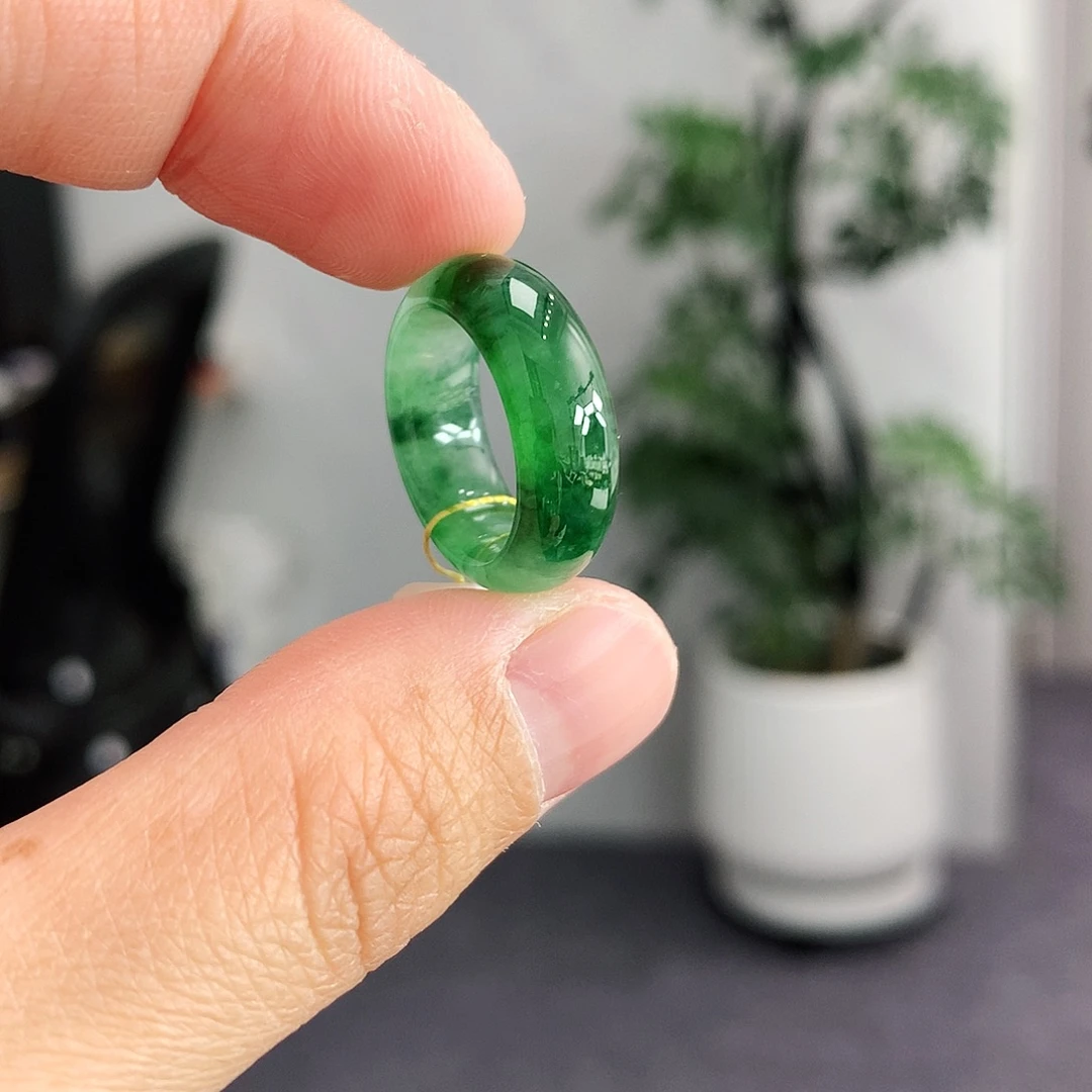 翡翠未镶嵌戒指5号