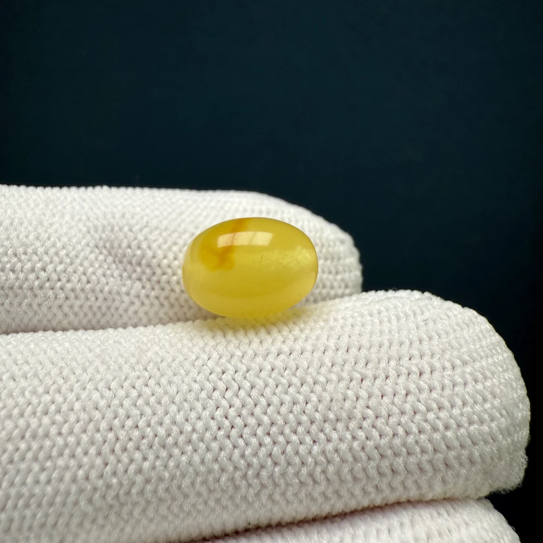 K2696天然原矿蜜蜡 枣珠8.5*11.4mm支持复检假一罚十