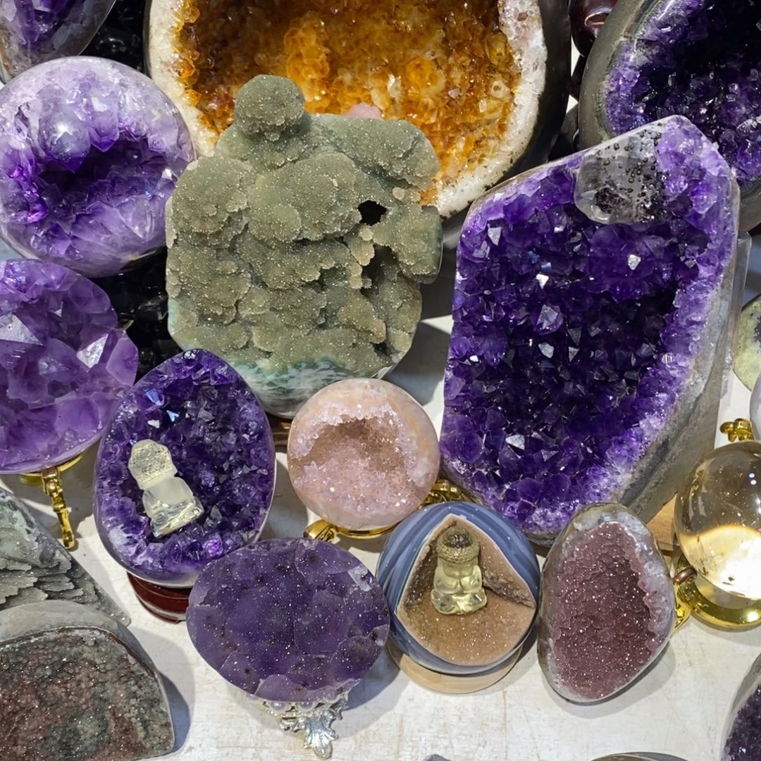 未镶嵌紫晶大型摆件（非配饰）