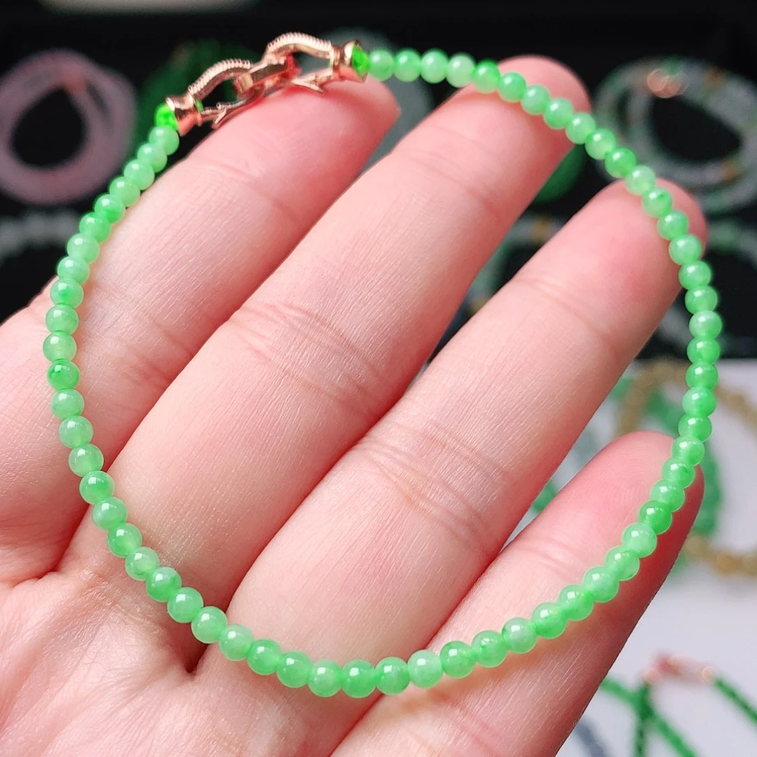 未镶嵌手链翡翠翡翠