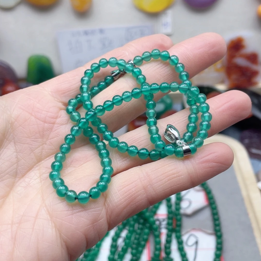 玛瑙/玉髓颈饰合金笑*