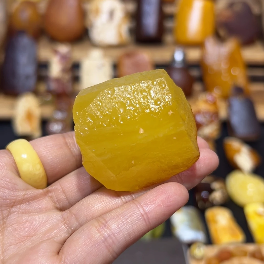 定制琥珀未镶嵌琥珀蜜蜡