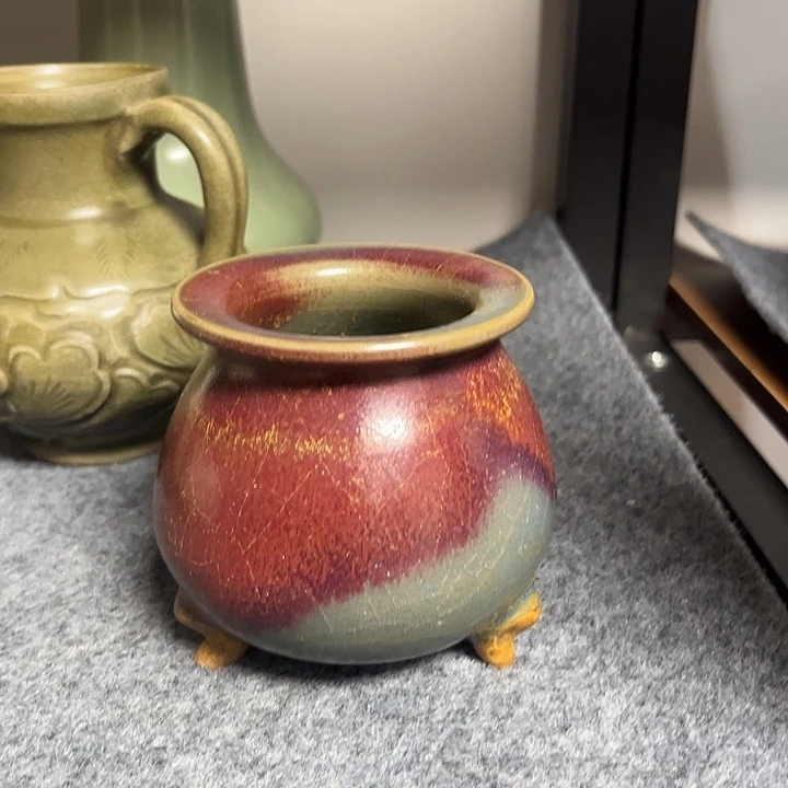 摆件时观品鉴 K门老窑瓷