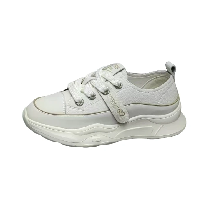 21035-1  26332真皮厚底小白鞋（标准尺码）**XGBL