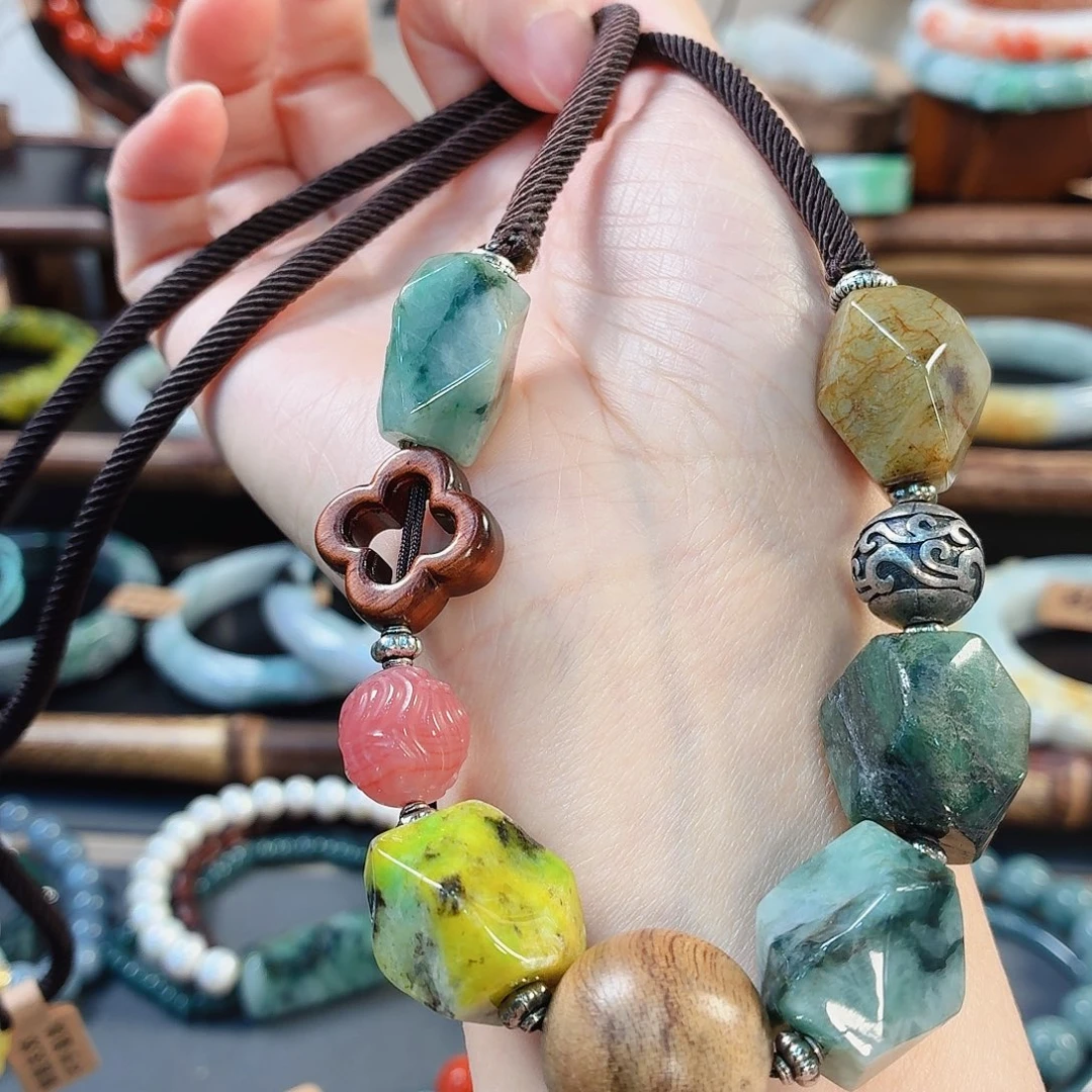 翡翠未镶嵌手链手串