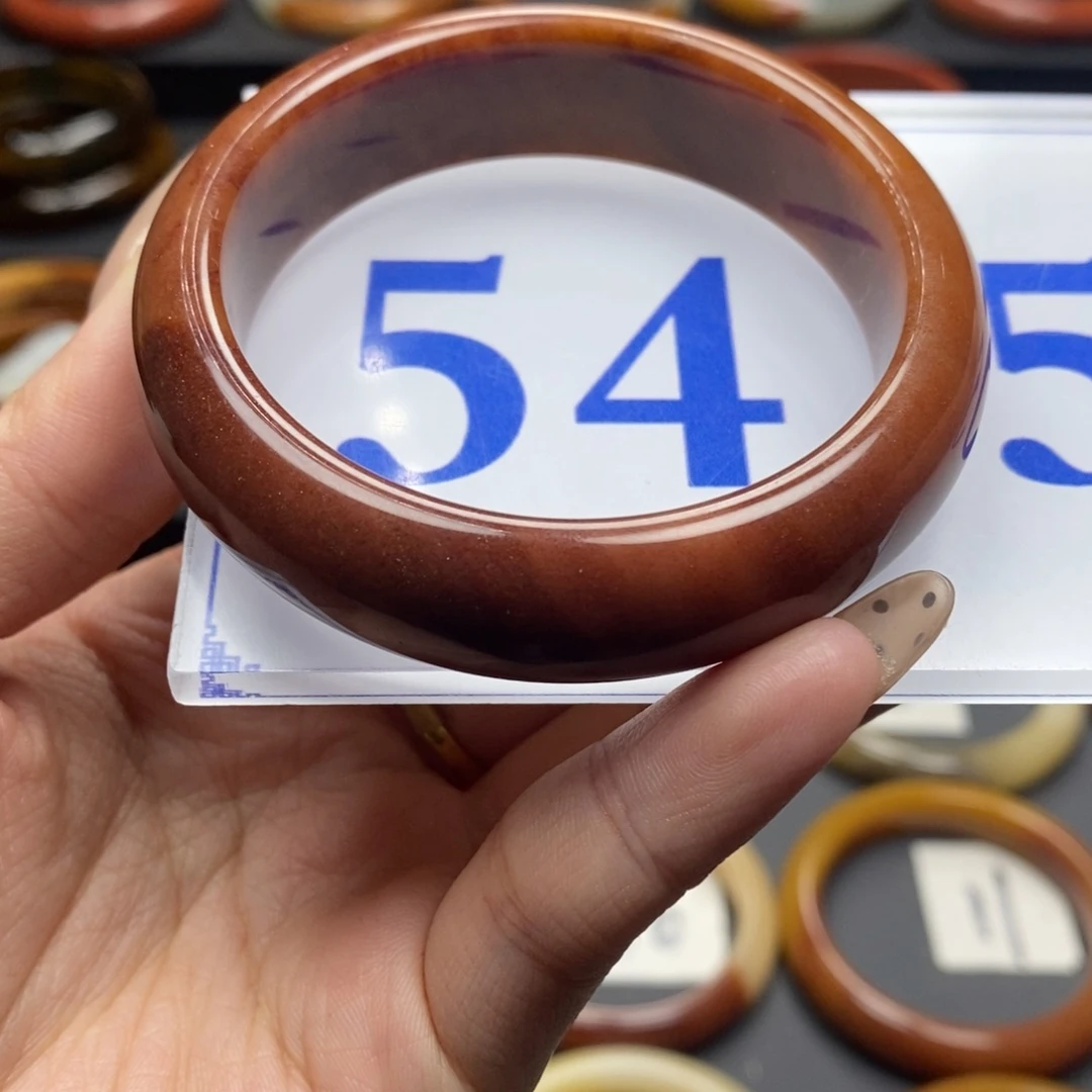 石英质玉（黄龙玉）手镯未镶嵌