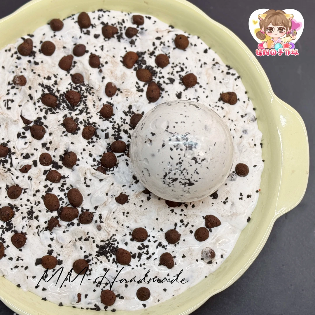 奥利奥手作球 肌小力 奶油底声控玩具 解压手工diy