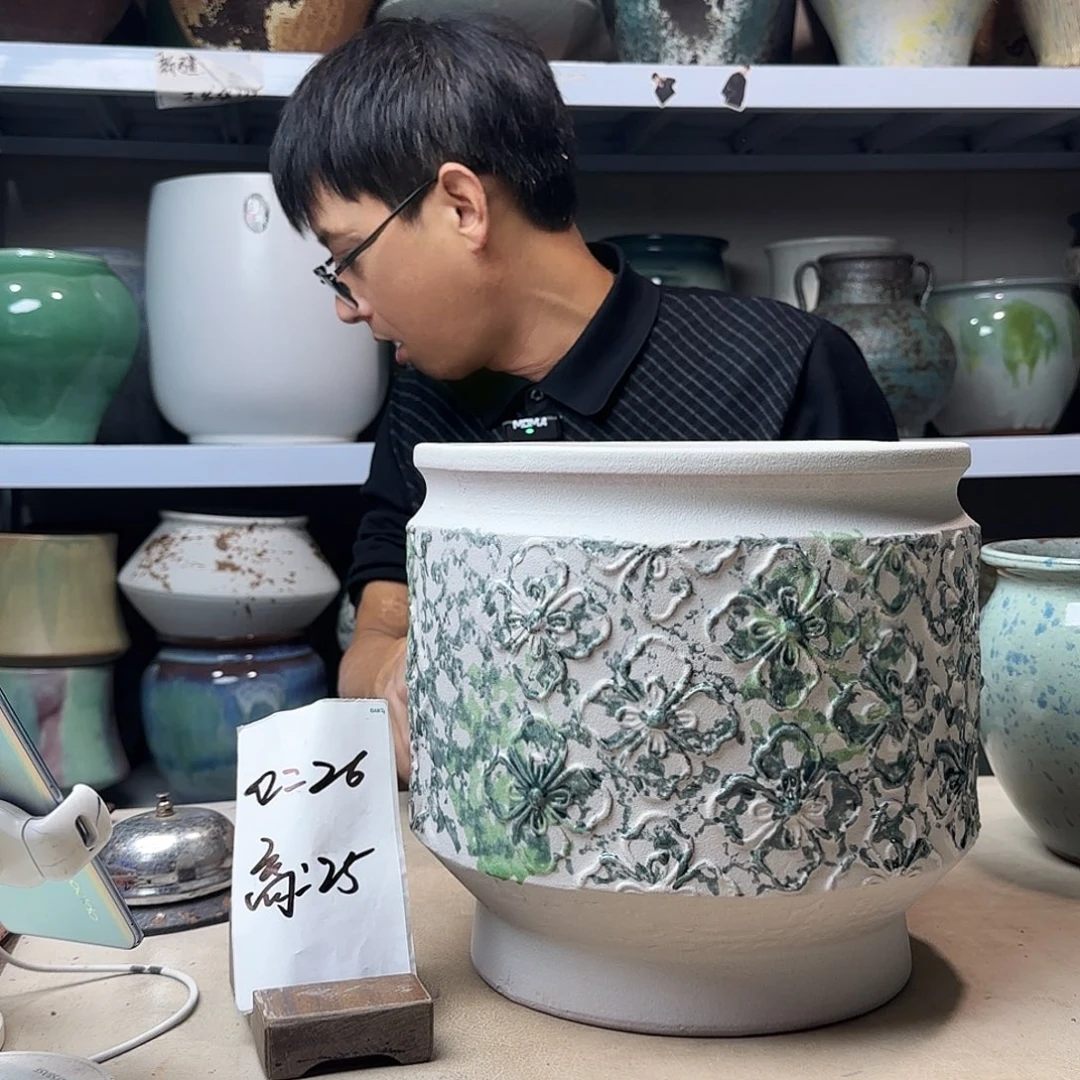 25@25 紫砂花盆尺寸