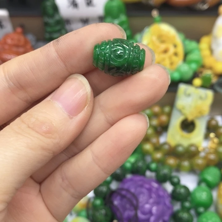 翡翠未镶嵌手链项链13