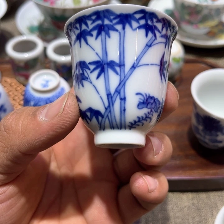 纯手绘精品盖碗杯