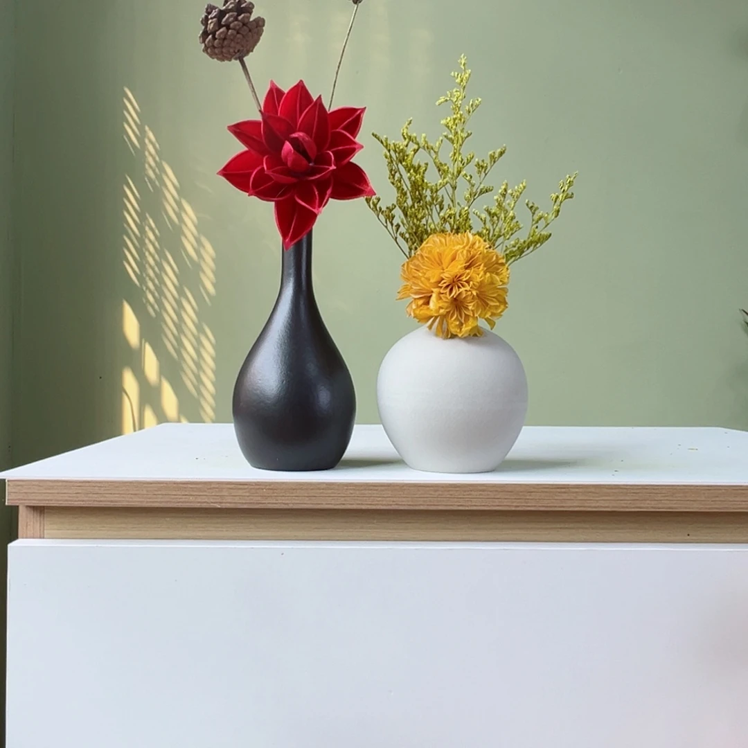 摆件花瓶带花高度20-30厘米左右