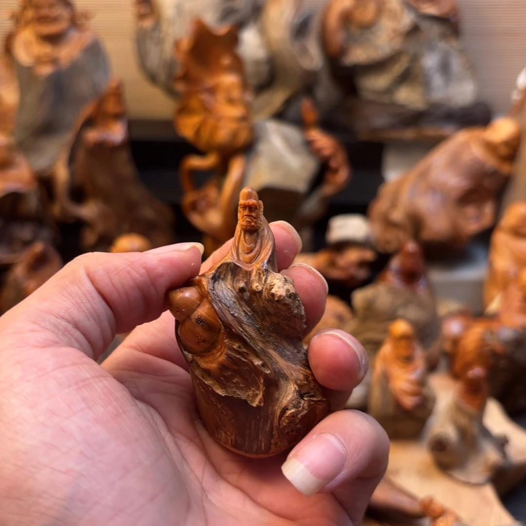 三***生柏木太行崖柏手工雕刻