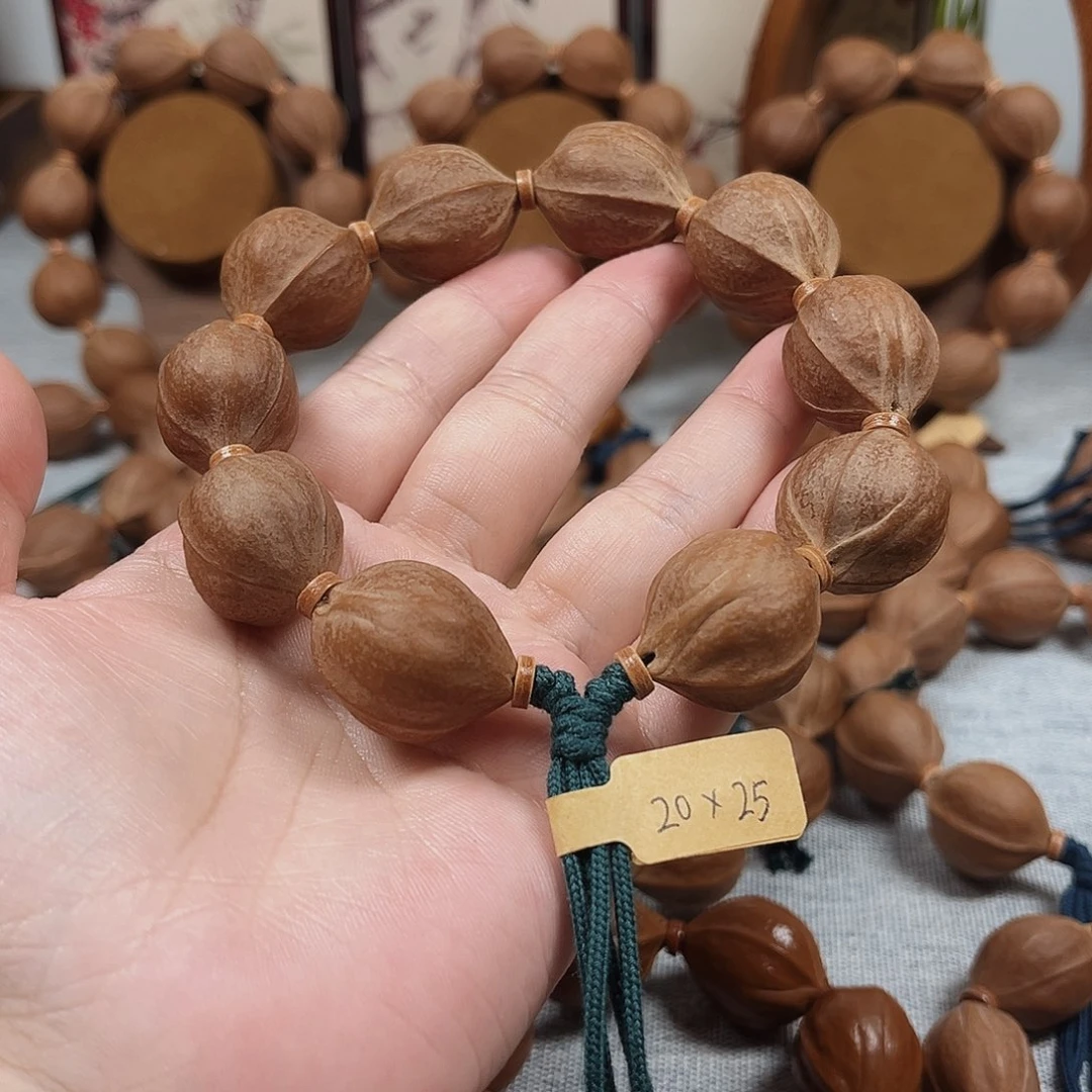 大***爹手串橄榄核梅林铁核20.25橄榄核