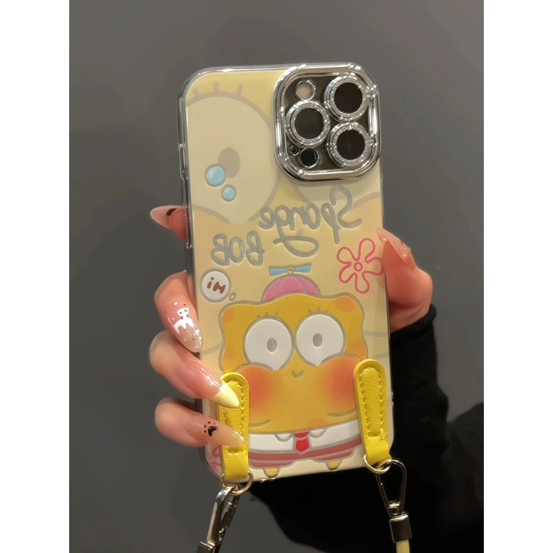 派大星适用苹果16pro精孔羽纱创意iPhone15手机壳华为p60小众简约