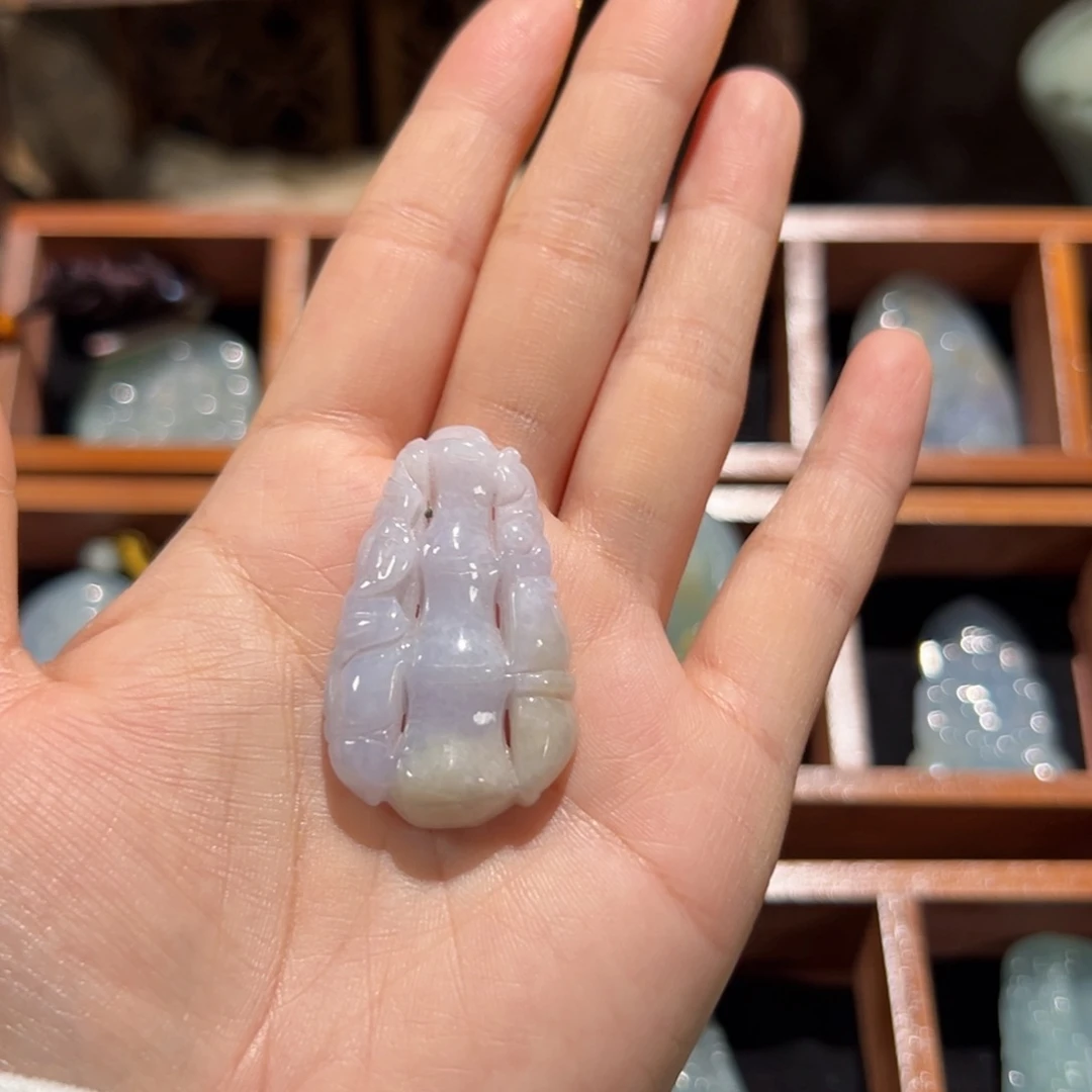 翡翠未镶嵌颈饰天然