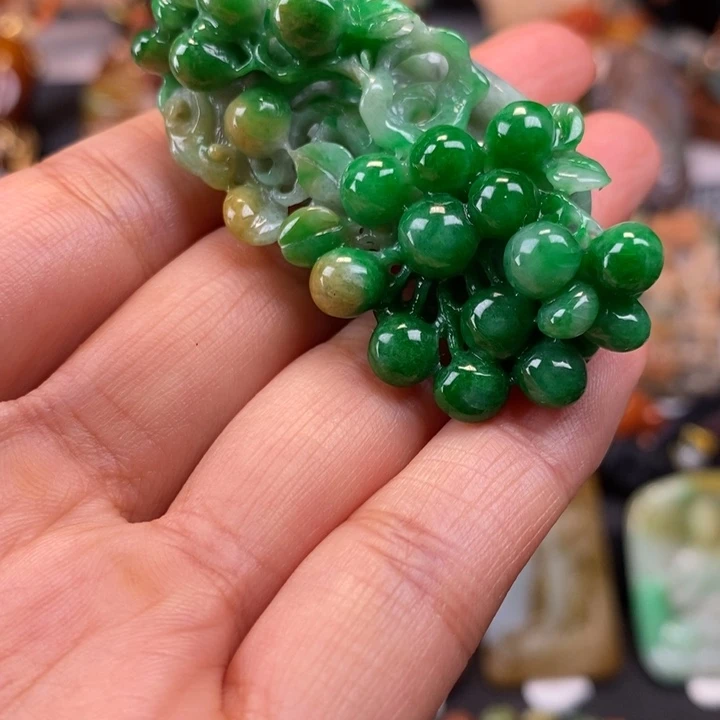 更***排未镶嵌挂件翡翠缅甸天然翡翠A货