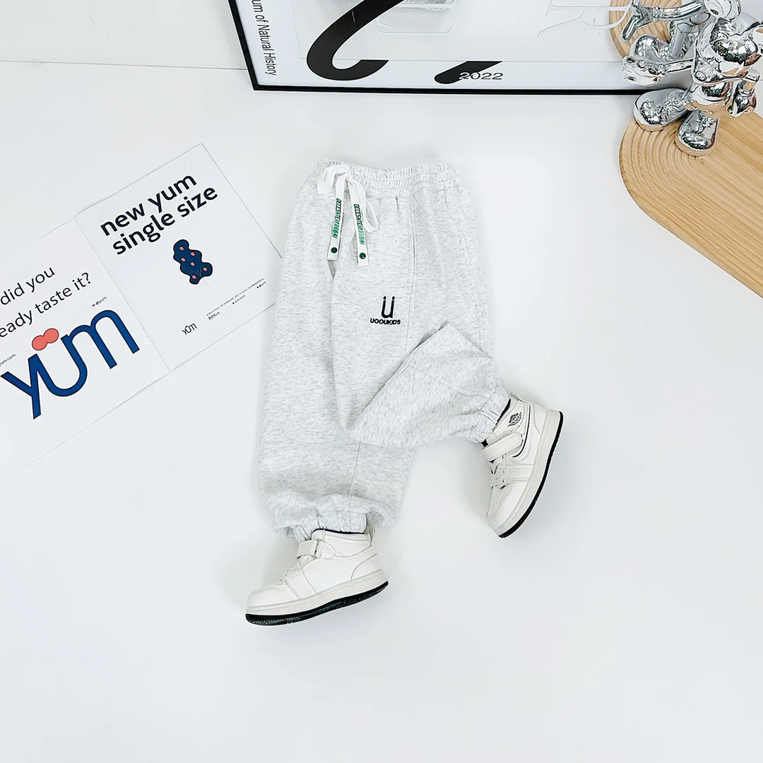 儿童裤子春秋款男童运动裤2025新款春装潮 BDC25629 悠悠童话童装