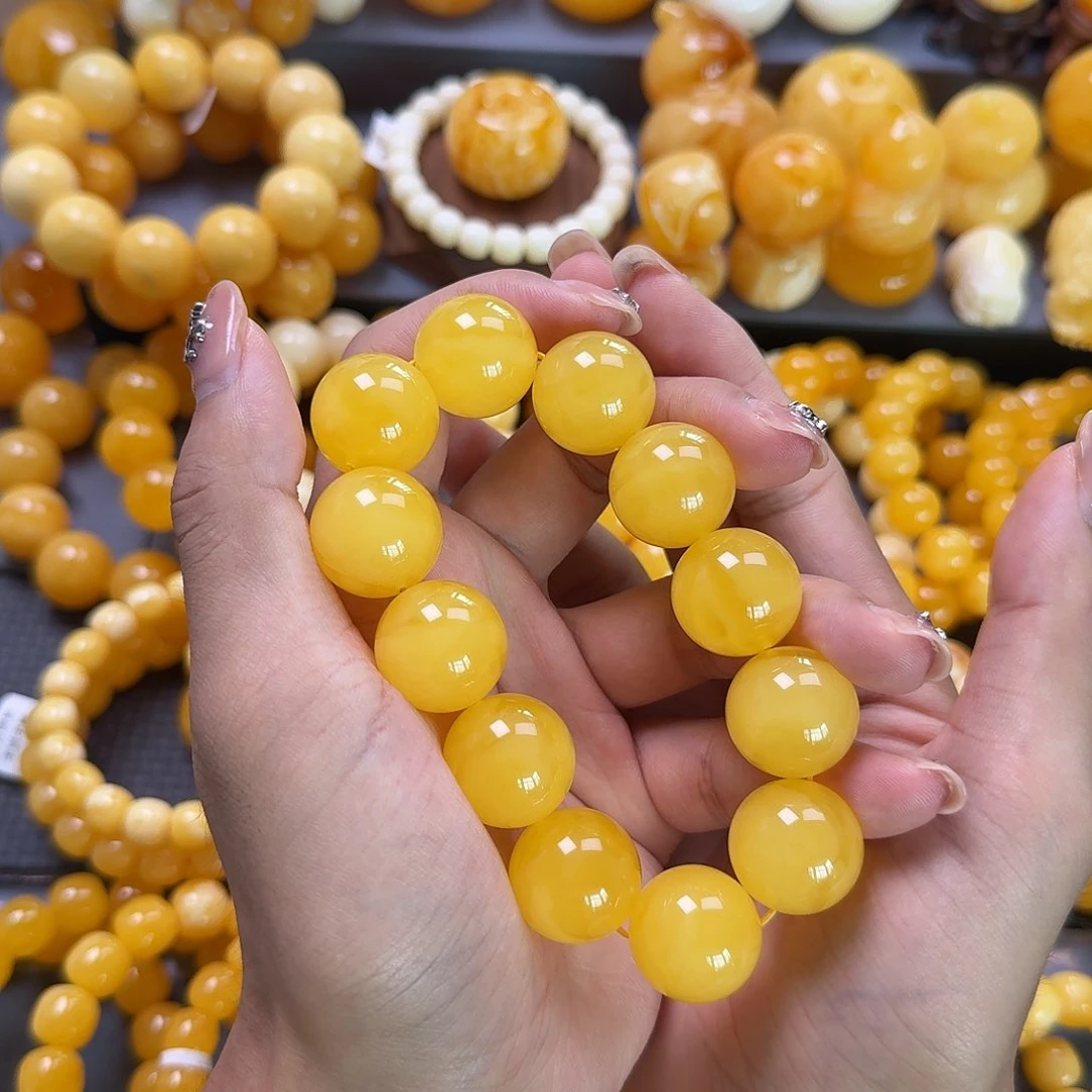 未镶嵌蜜蜡珠宝奇石同料20mm
