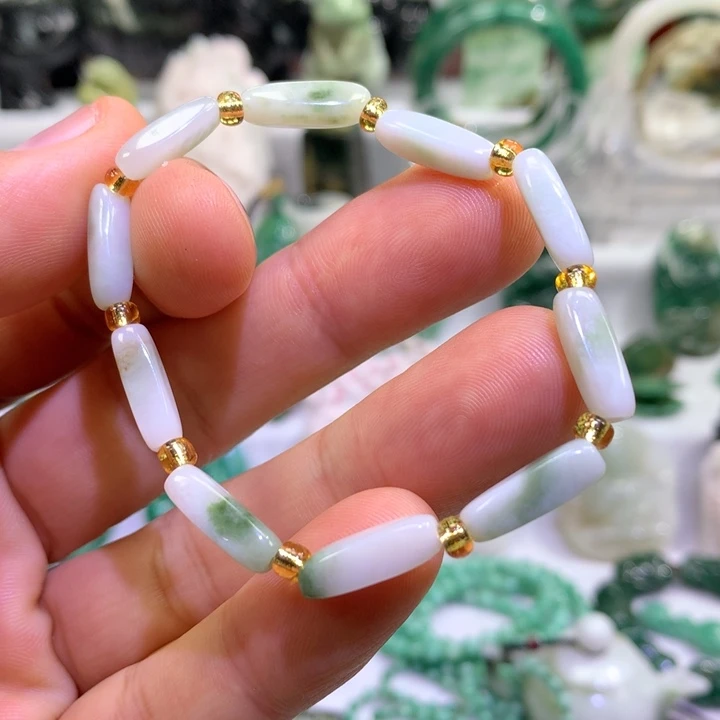 独山玉未镶嵌手链