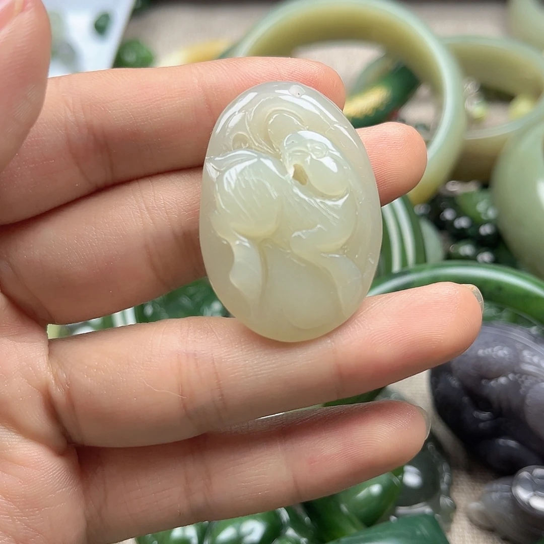 和田玉（白玉）未镶嵌颈饰