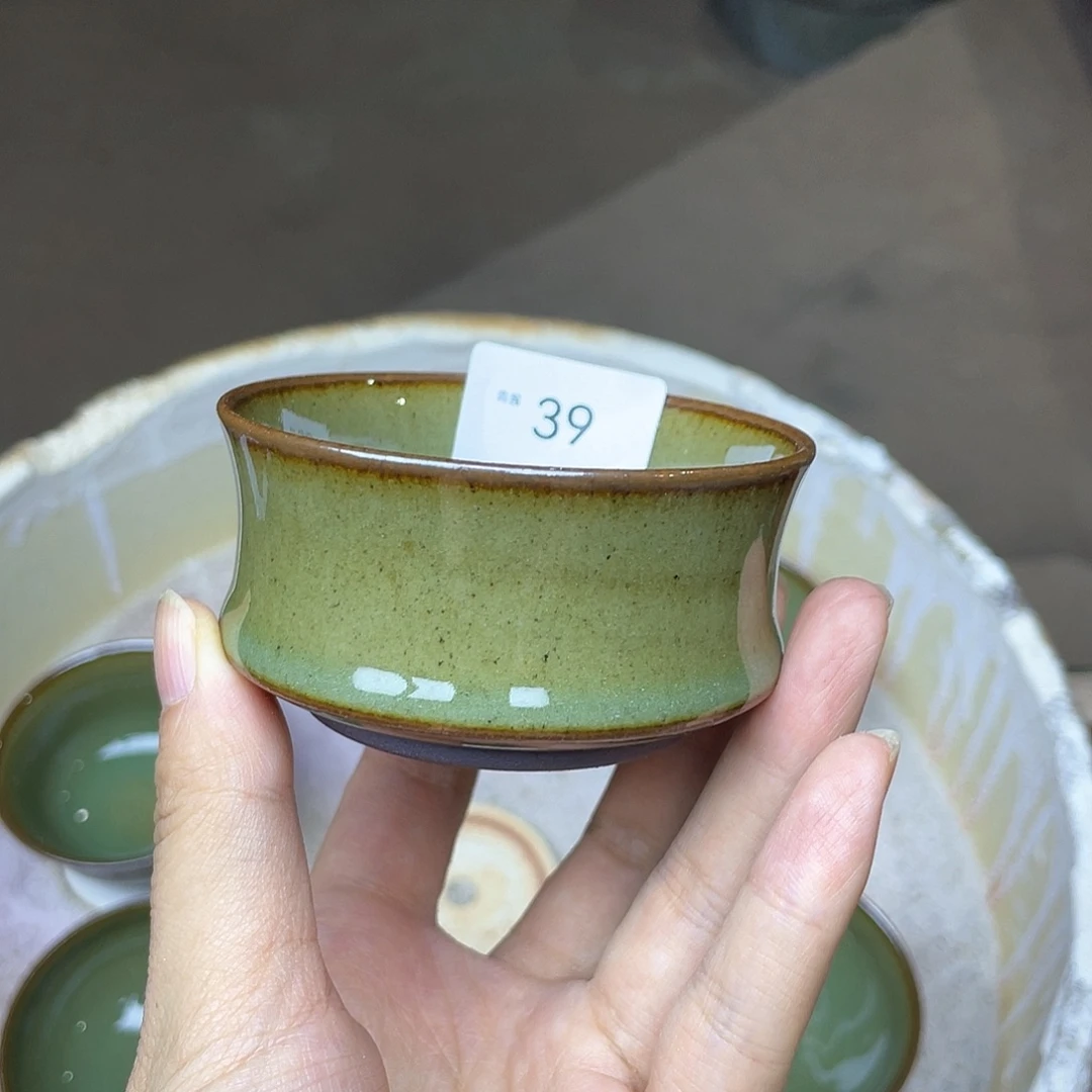 茶盏39福临号建盏柴烧薄胎