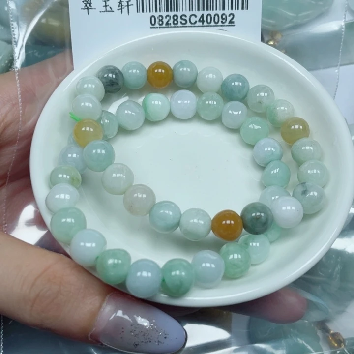 吊坠(不含链)银S925镀金镶嵌翡翠