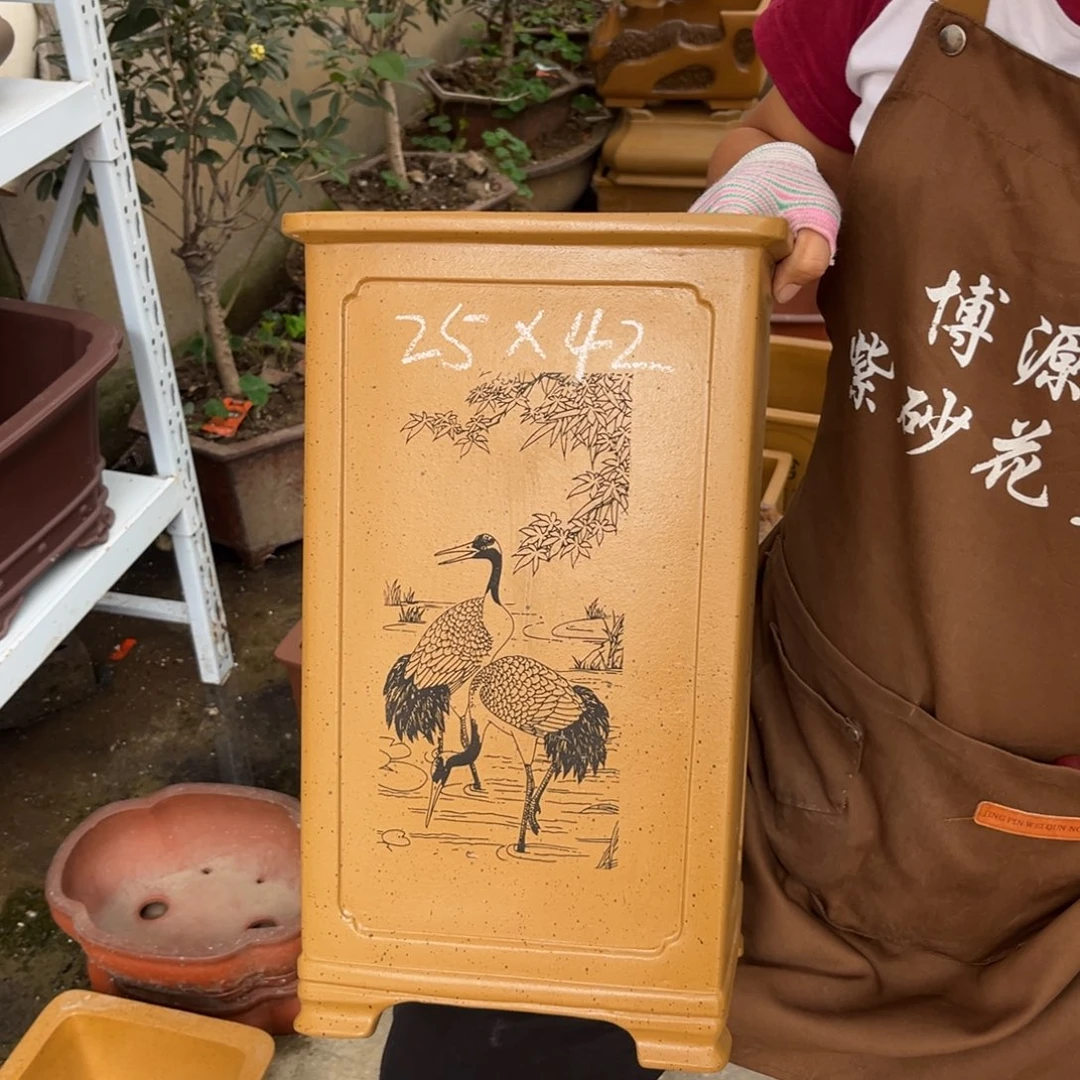 紫砂花盆盆景艺术