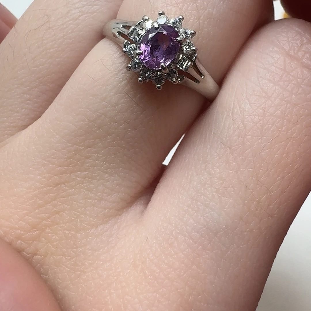 未镶嵌蓝宝石戒指