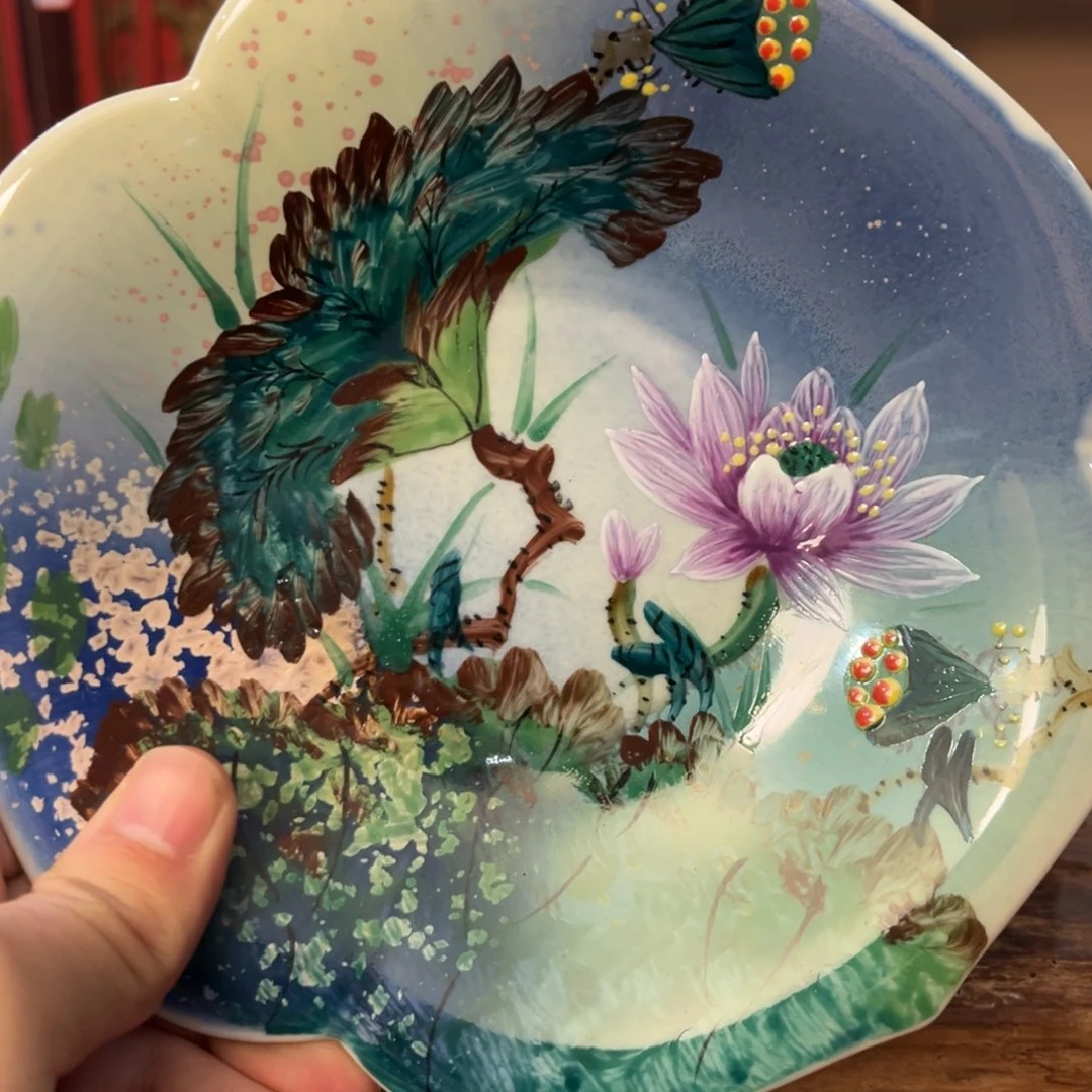 柴烧手工手绘陶瓷