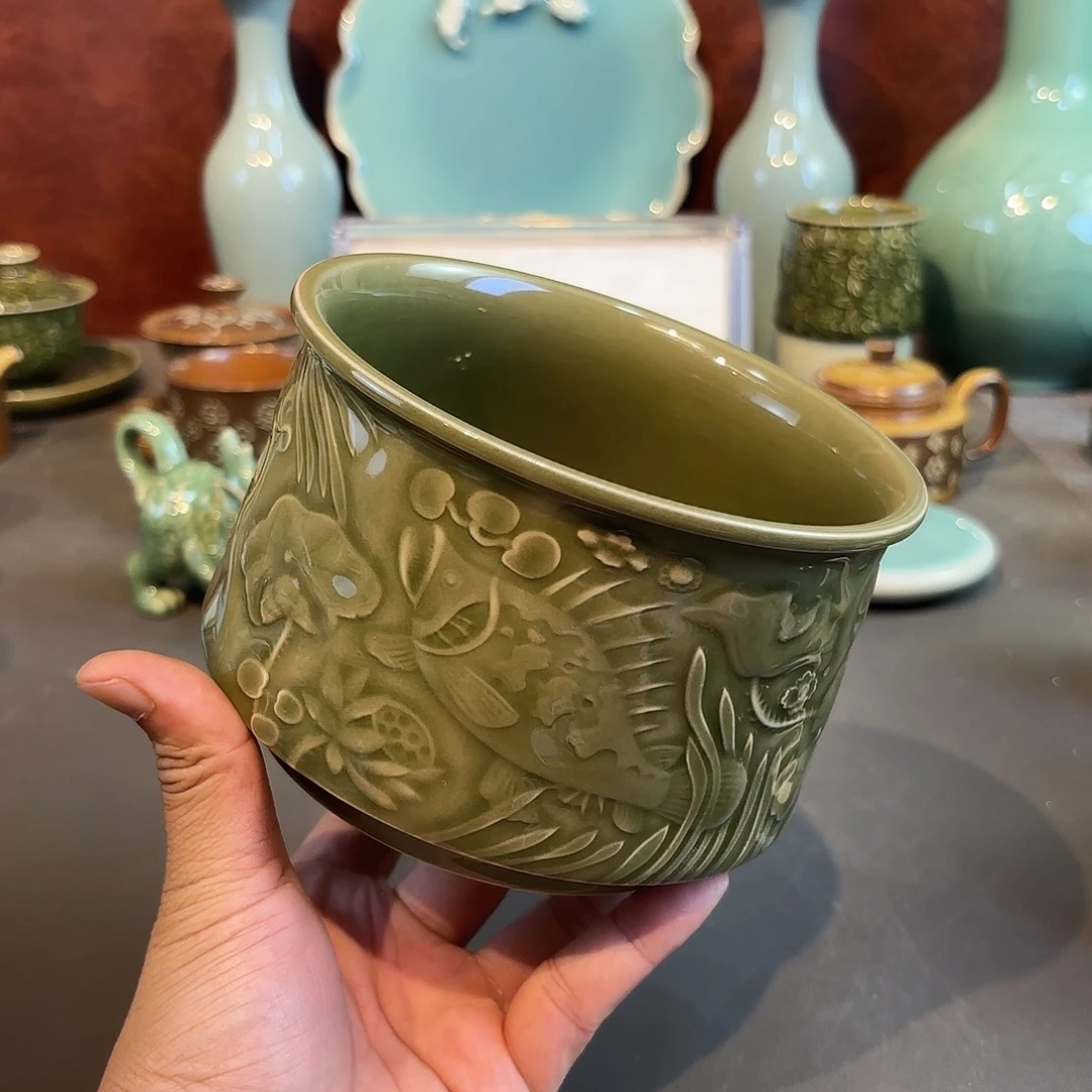 瓷片龙泉青瓷福利青瓷