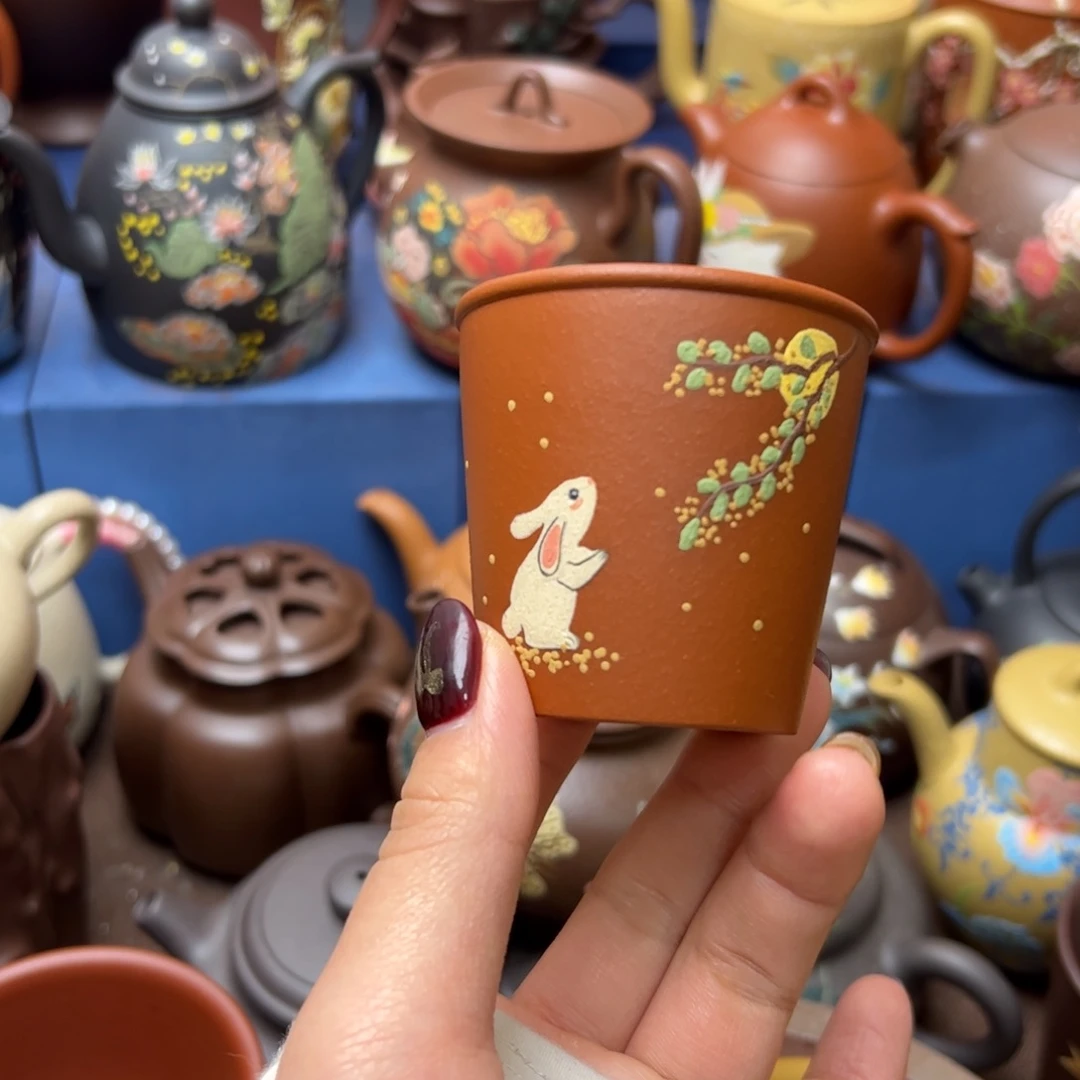 紫砂茶杯紫砂主人杯80cv
