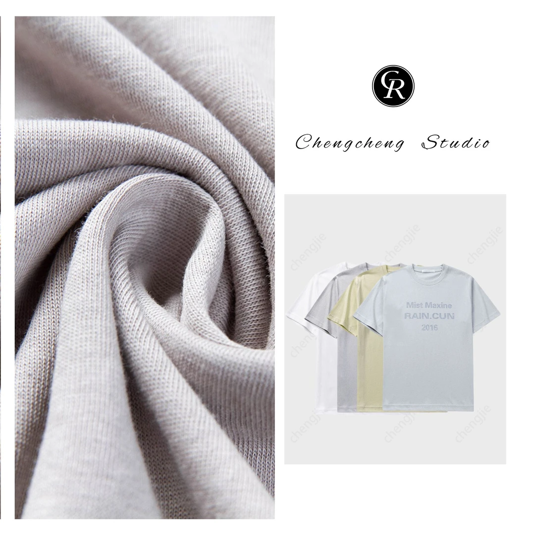 RAIN.CUN 【夏简】夏季舒适复古百搭显瘦短袖圆领印花T恤女11485