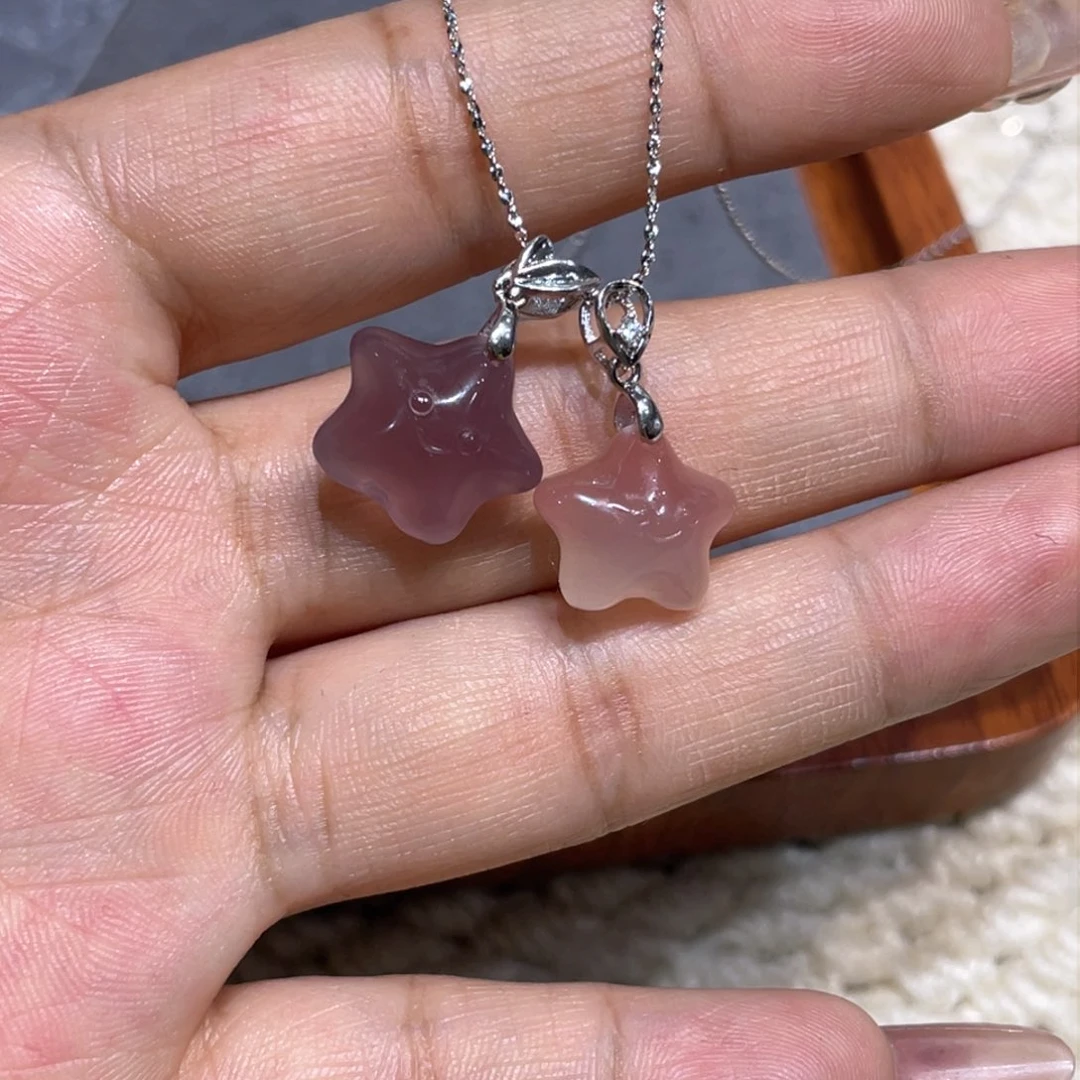 玛瑙/玉髓颈饰银S925镶嵌