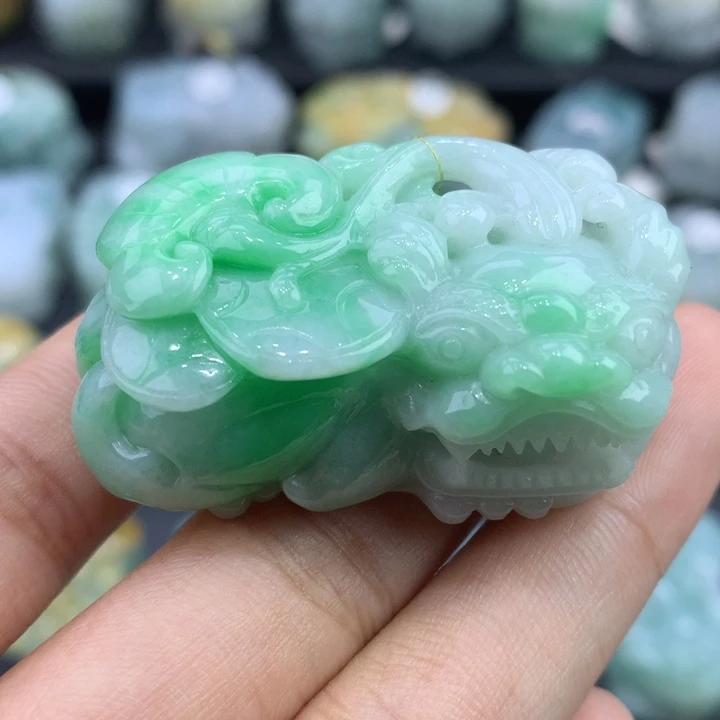 翡翠未镶嵌颈饰天然缅甸翡翠