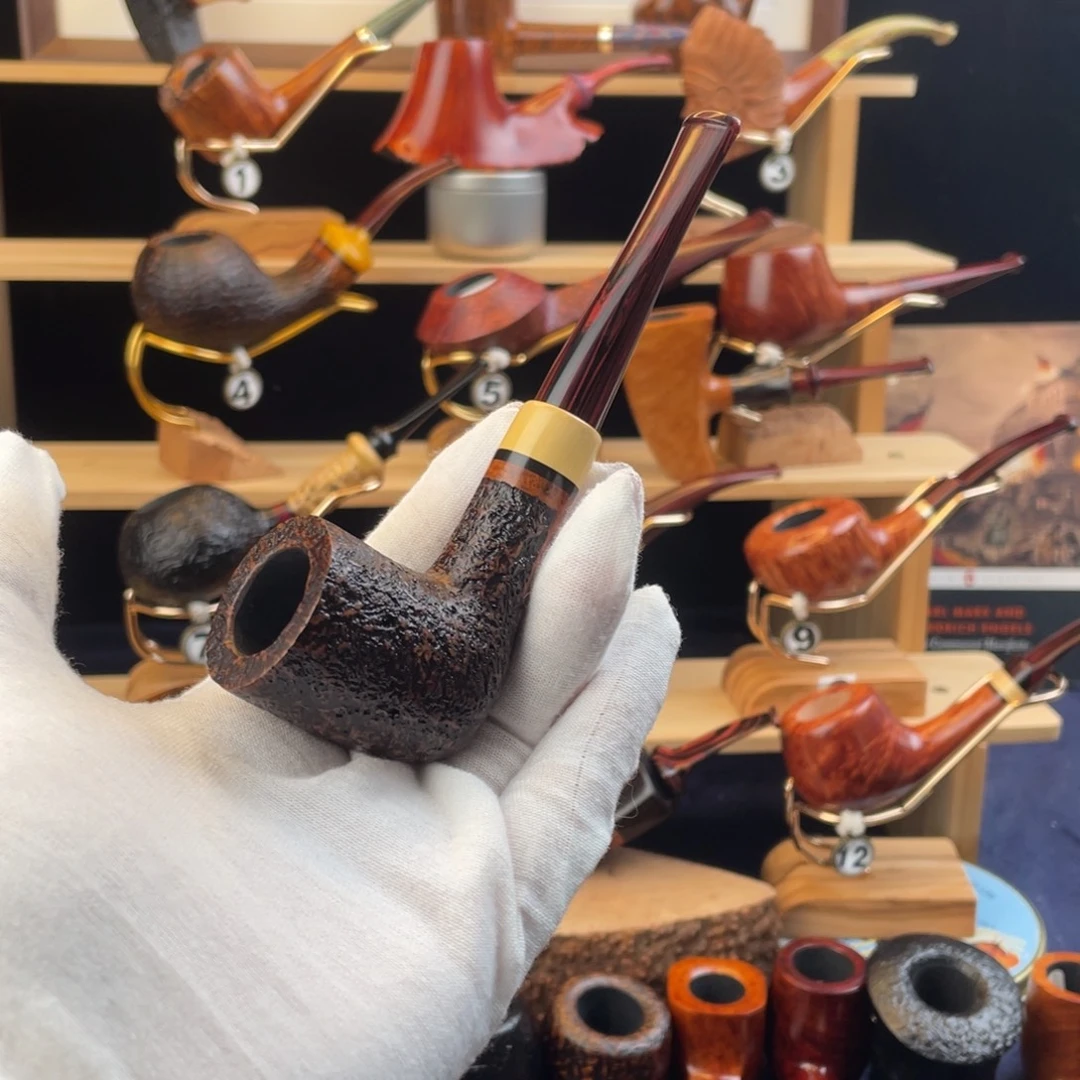 石楠木手工烟斗撞球