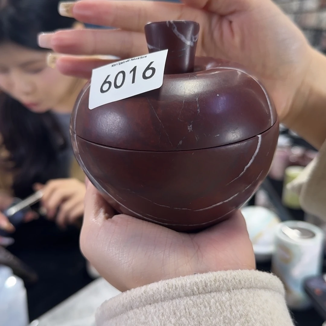 6016波尔多红苹果罐圣诞新品