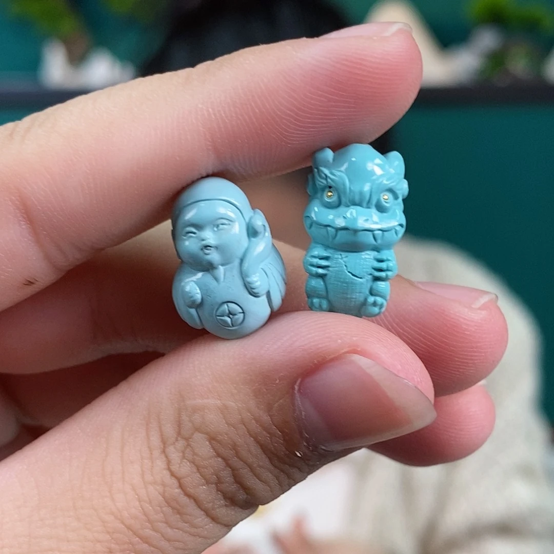 绿松石珠宝奇石未镶嵌