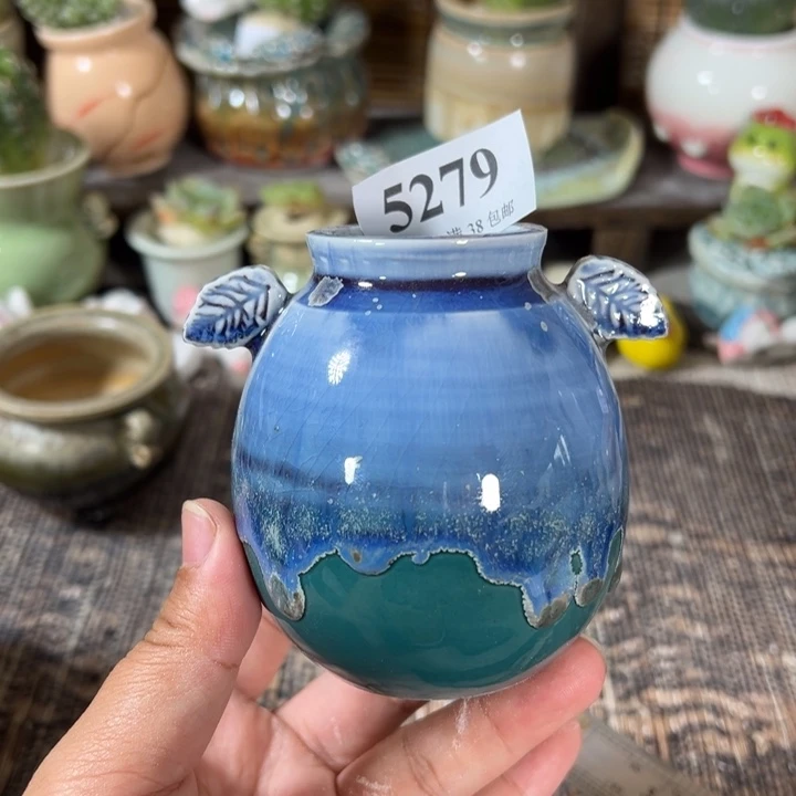 口3高8 手工花盆满30包邮