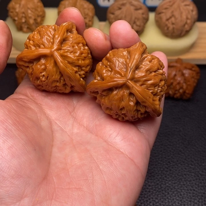 把件文玩核桃清****菜工艺三棱